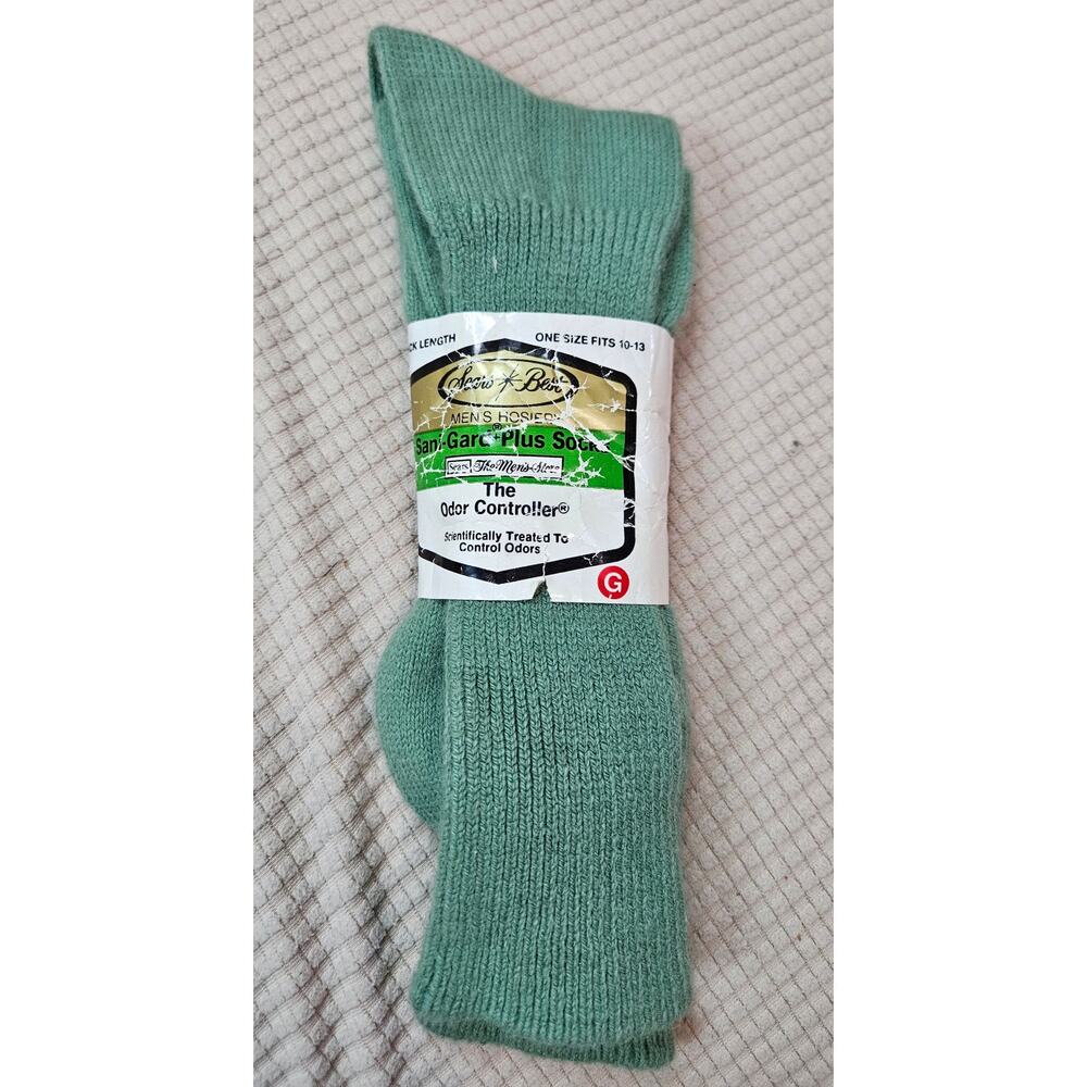 Vintage Sears Best Sani-Gard Plus Men's Slack Length Socks Size 10-13